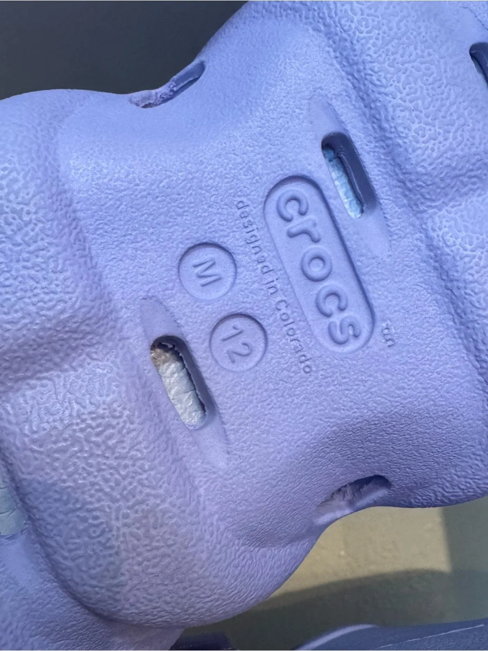 Crocs Echo Clog Lavender Purple Mens Size 12 Chunky Comfort Streetwear Shoes